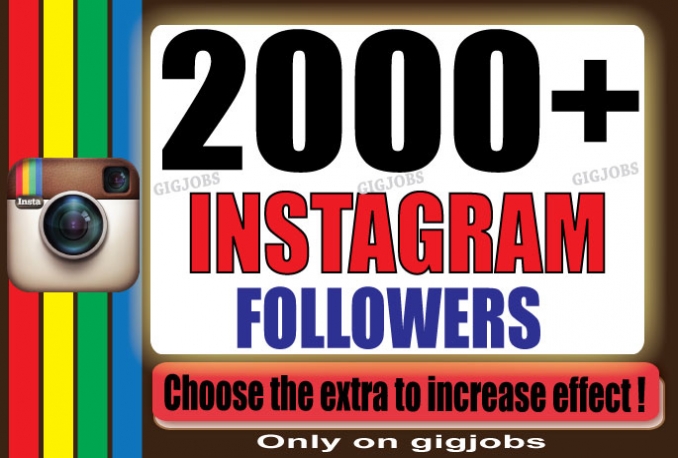 Instantly Add 2000 HQ Instagram Followers 