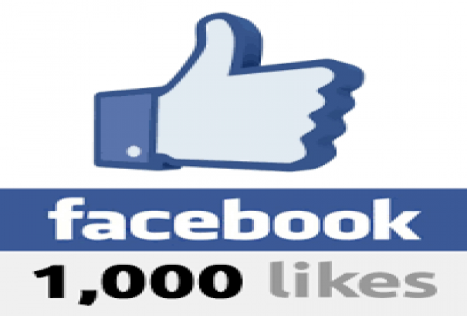 Gives you 1,000+Instantly started Guaranteed Facebook likes     